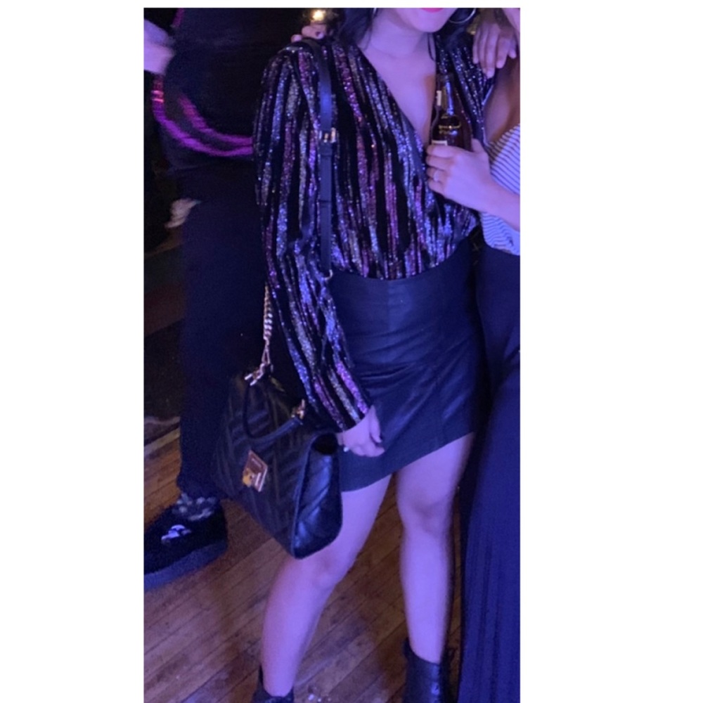 Zara glitter bodysuit